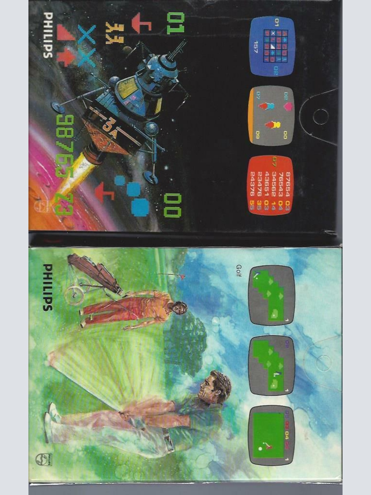 Philips Videopac G7000 // 9 Spiele  // NR: 16,1,14,15,6,4,2,10,11