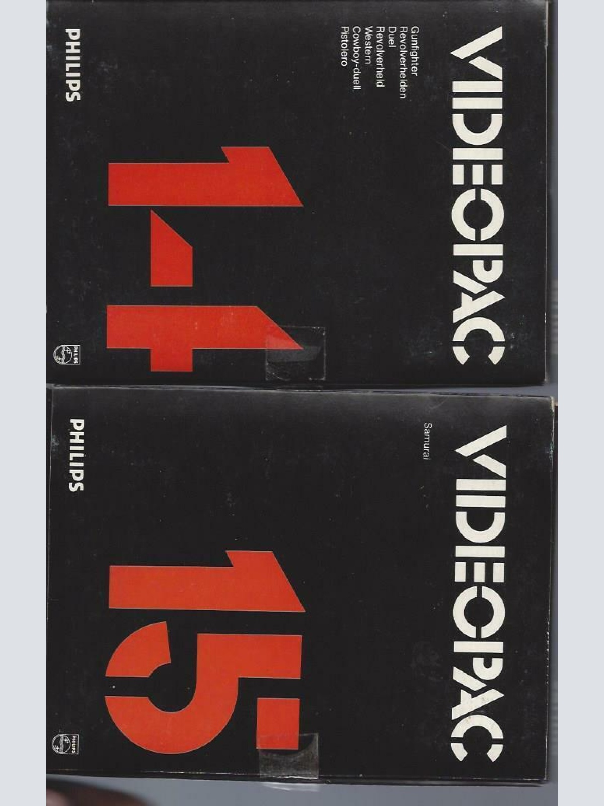 Philips Videopac G7000 // 9 Spiele  // NR: 16,1,14,15,6,4,2,10,11