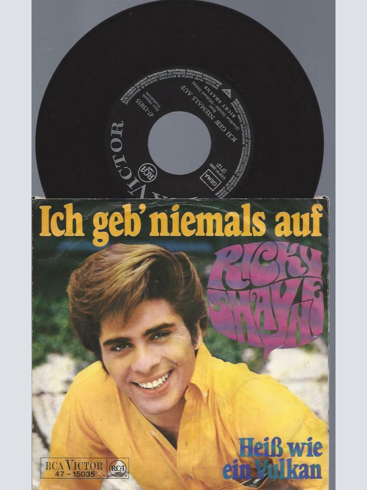 7"   Ricky Shayne  Ich Geb' Niemals Auf