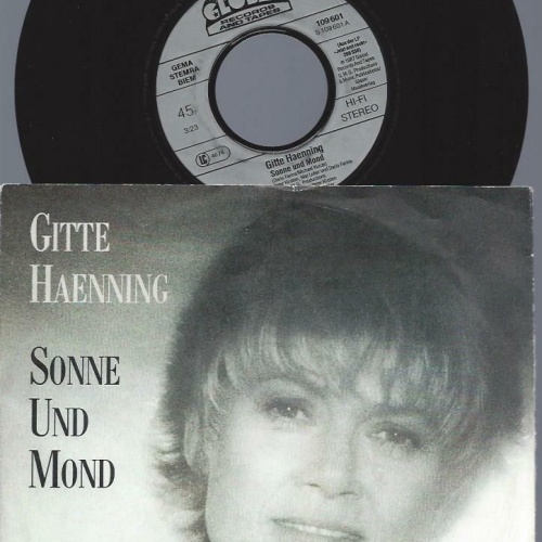 7"     Gitte Haenning  Sonne Und Mond