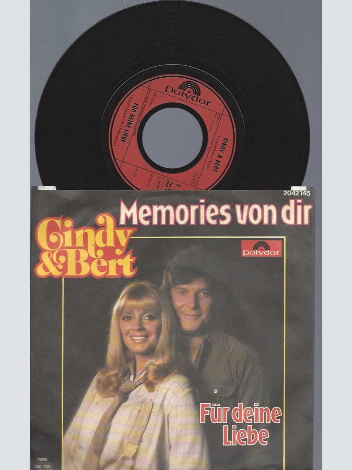 7"    Cindy & Bert  Memories Von Dir
