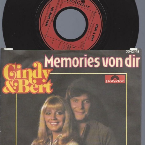 7"    Cindy & Bert  Memories Von Dir