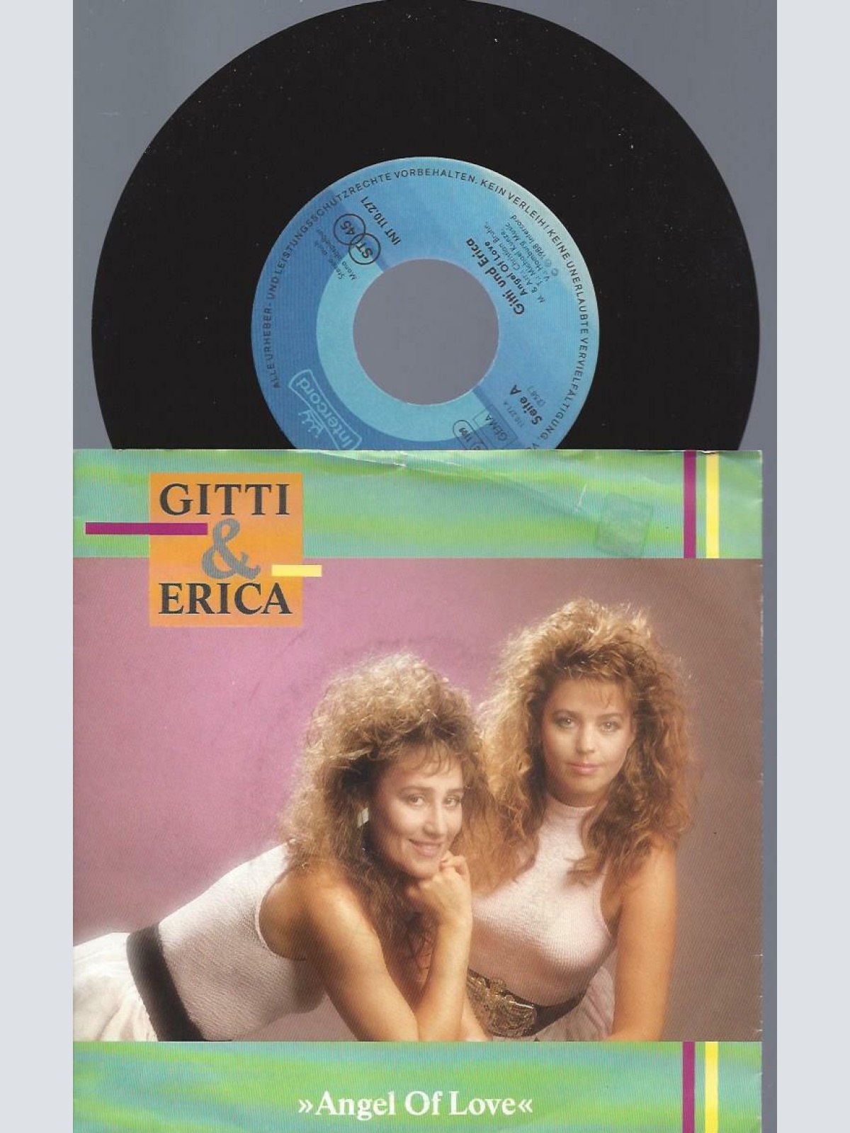 7"    Gitti Und Erica – Angel Of Love