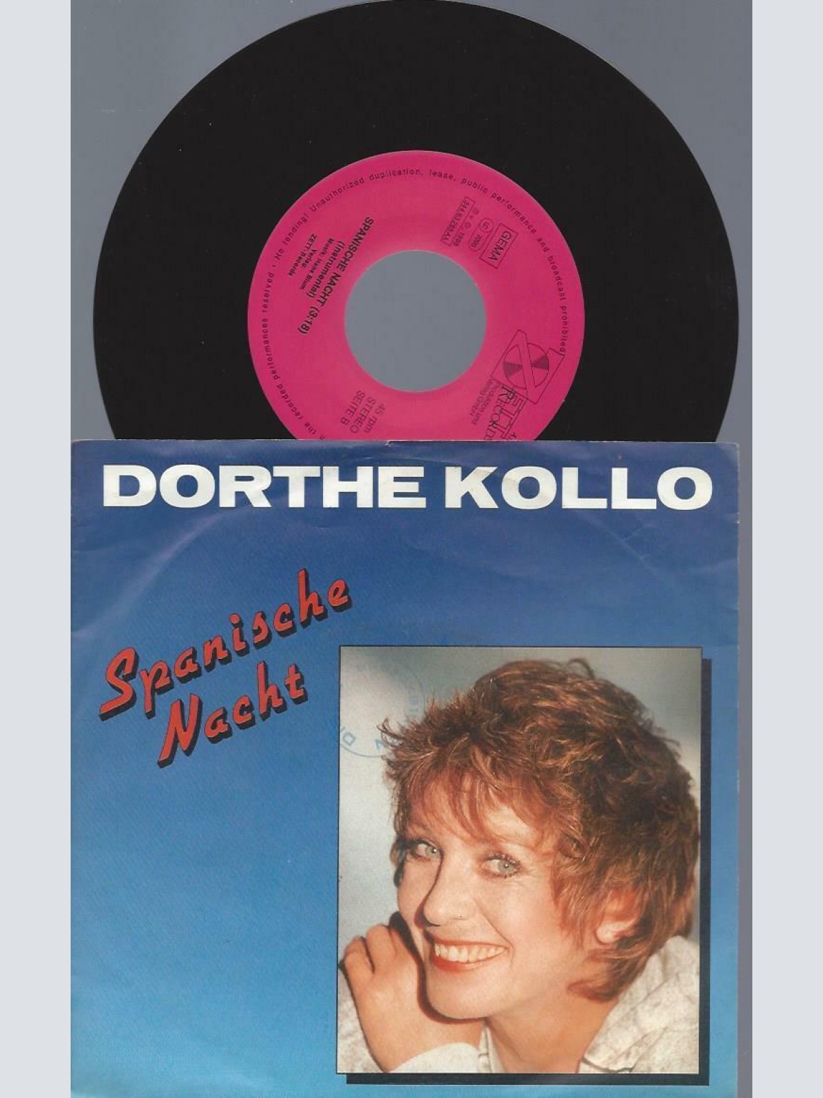 7"   Dorthe Kollo  Spanische Nacht