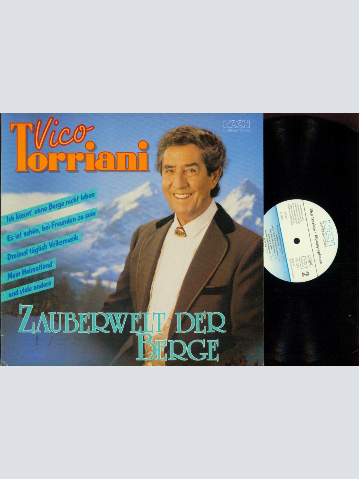 LP--  Vico Torriani – Zauberwelt Der Berge