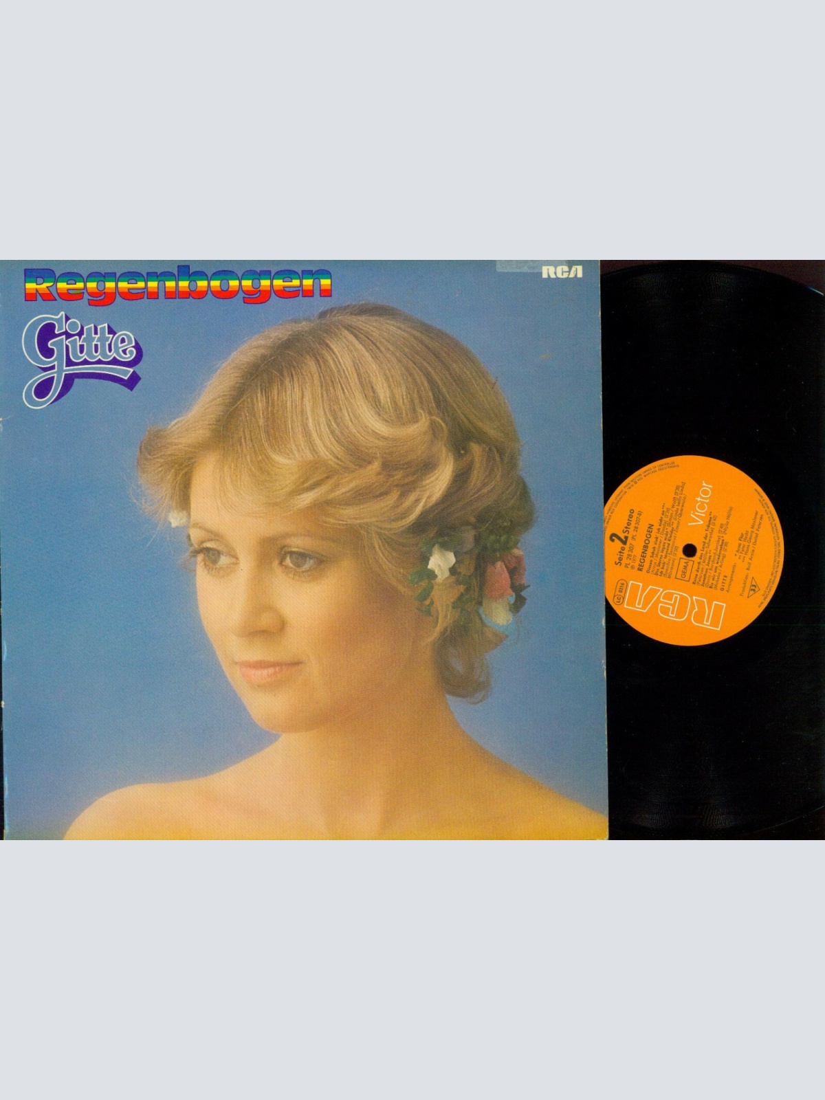 LP--   Gitte – Regenbogen