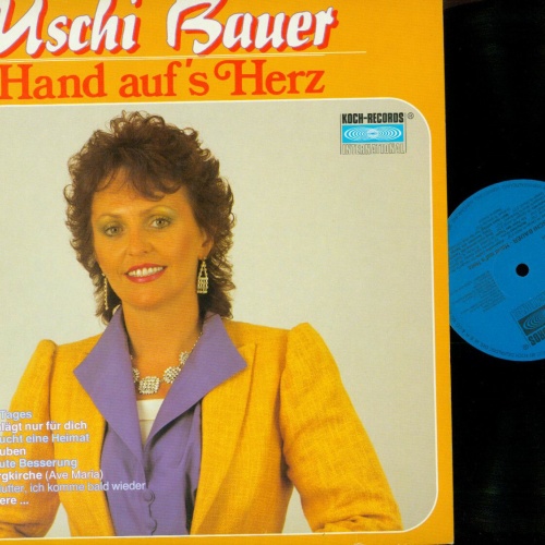 LP--Uschi Bauer -- Hand auf's Herz