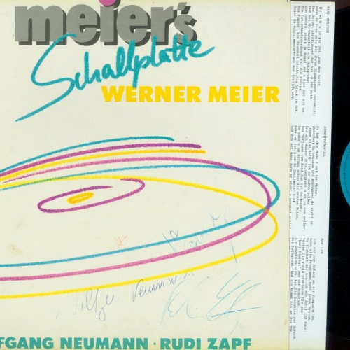 LP-- Werner Meier   Wolfgang Neumann, Rudi Zapf – Meier's Schallplatte