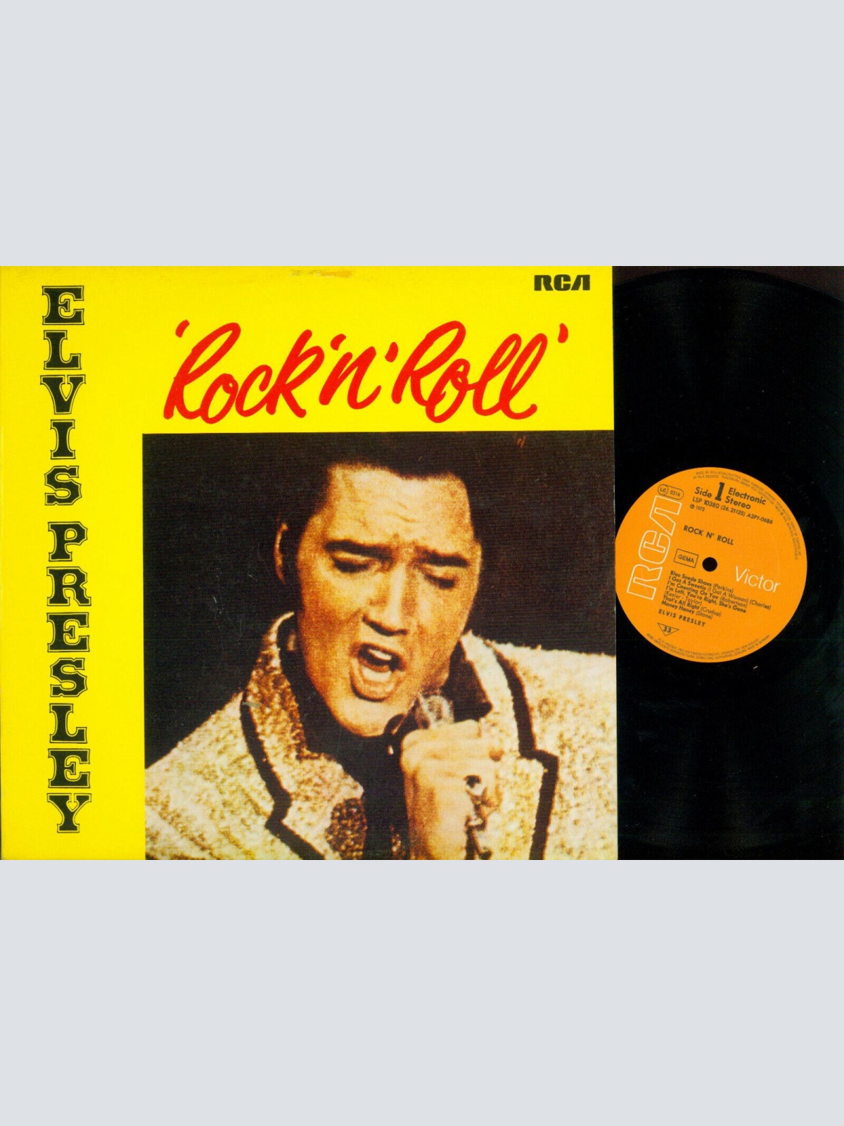 LP-- Elvis Presley  Rock 'n' Roll  LSP10380