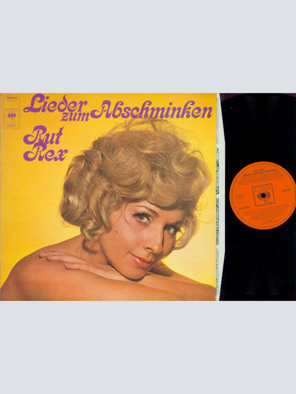 LP--  Rut Rex – Lieder Zum Abschminken