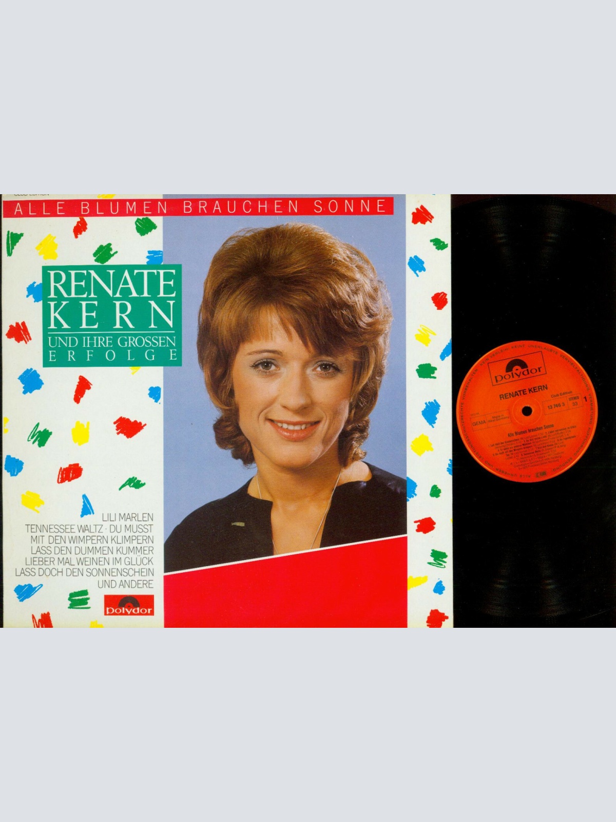LP--   Renate Kern  Alle Blumen Brauchen Sonne  / Club