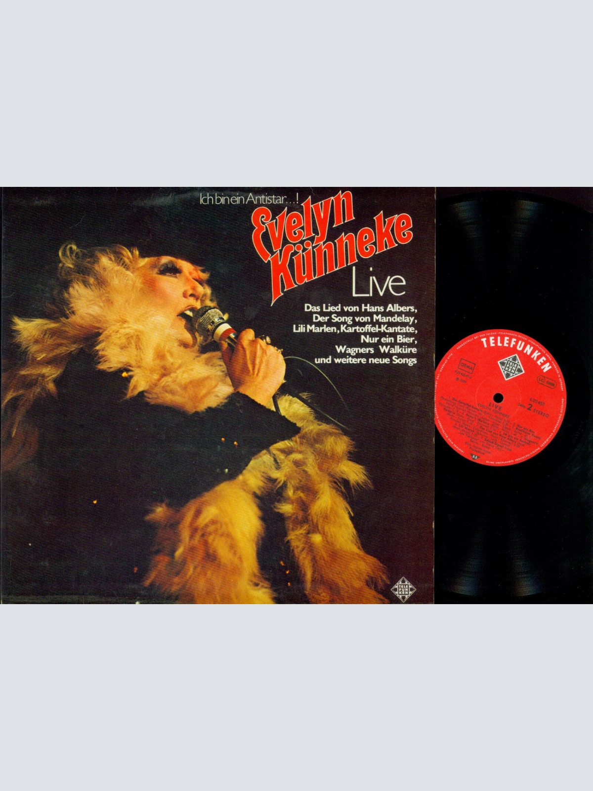 LP--   Evelyn Künneke – Ich Bin Ein Antistar...! Live