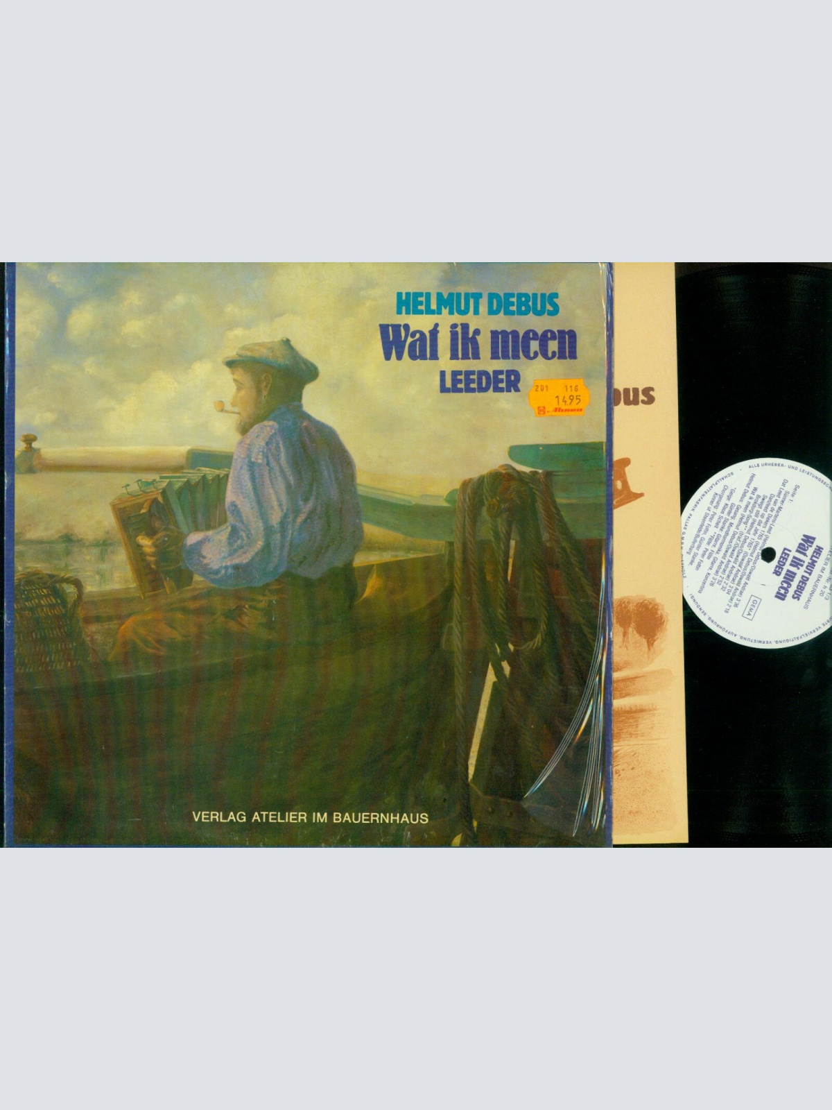 LP--  Helmut Debus  Wo Ik Herkam