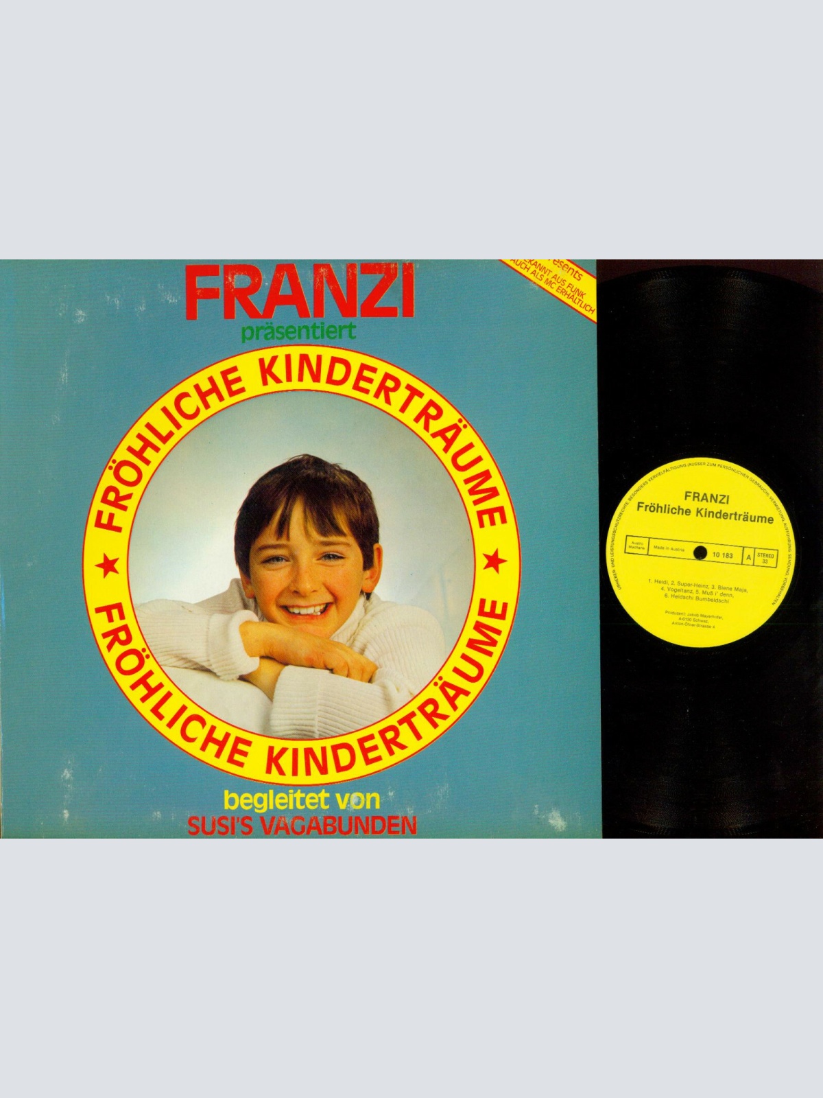 LP--   Franzi & Susi's Vagabunden //  Fröhliche Kinderträume