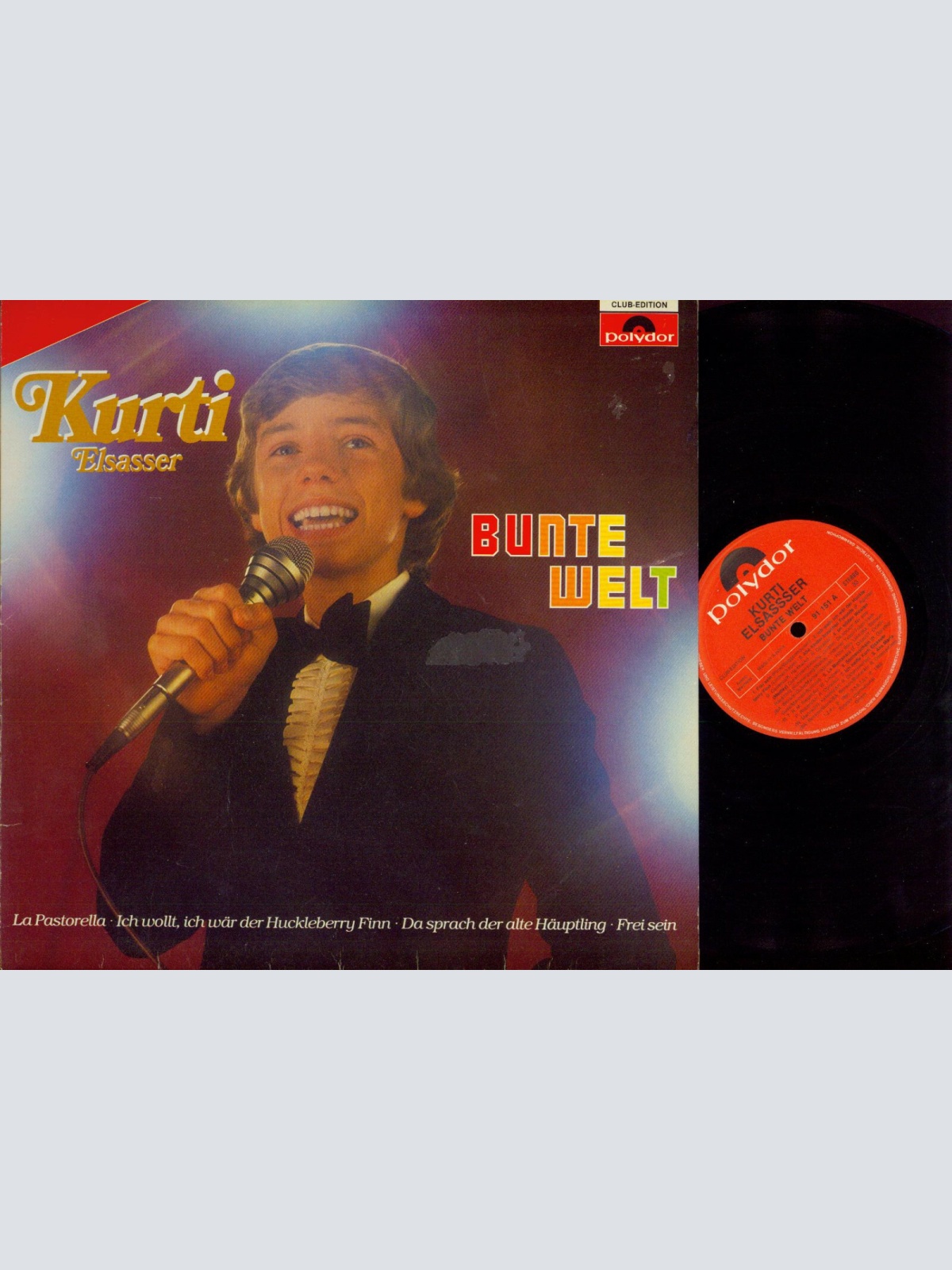 LP--  Kurti Elsasser  Bunte Welt  / Club