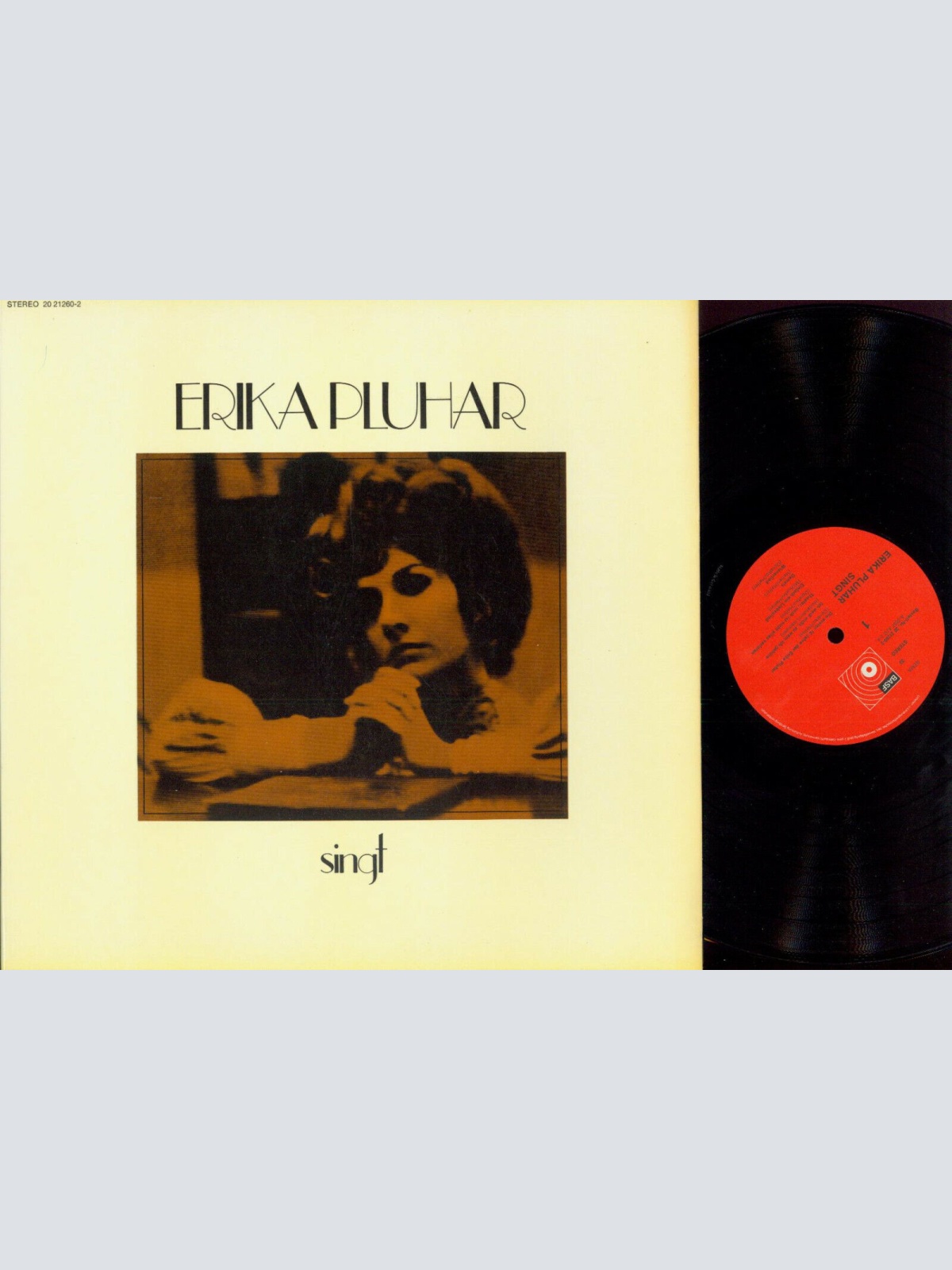LP--  Erika Pluhar  Erika Pluhar Singt  / FOC