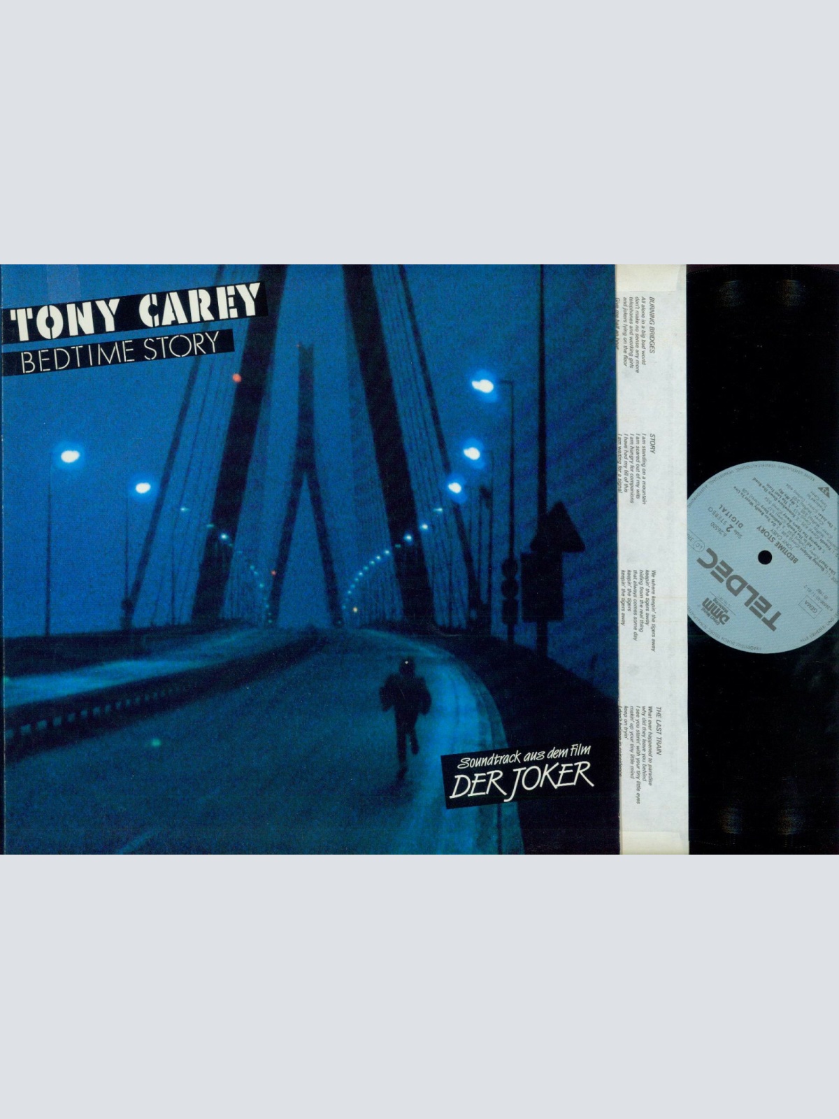 LP--  Tony Carey  Bedtime Story / OIS / FOC
