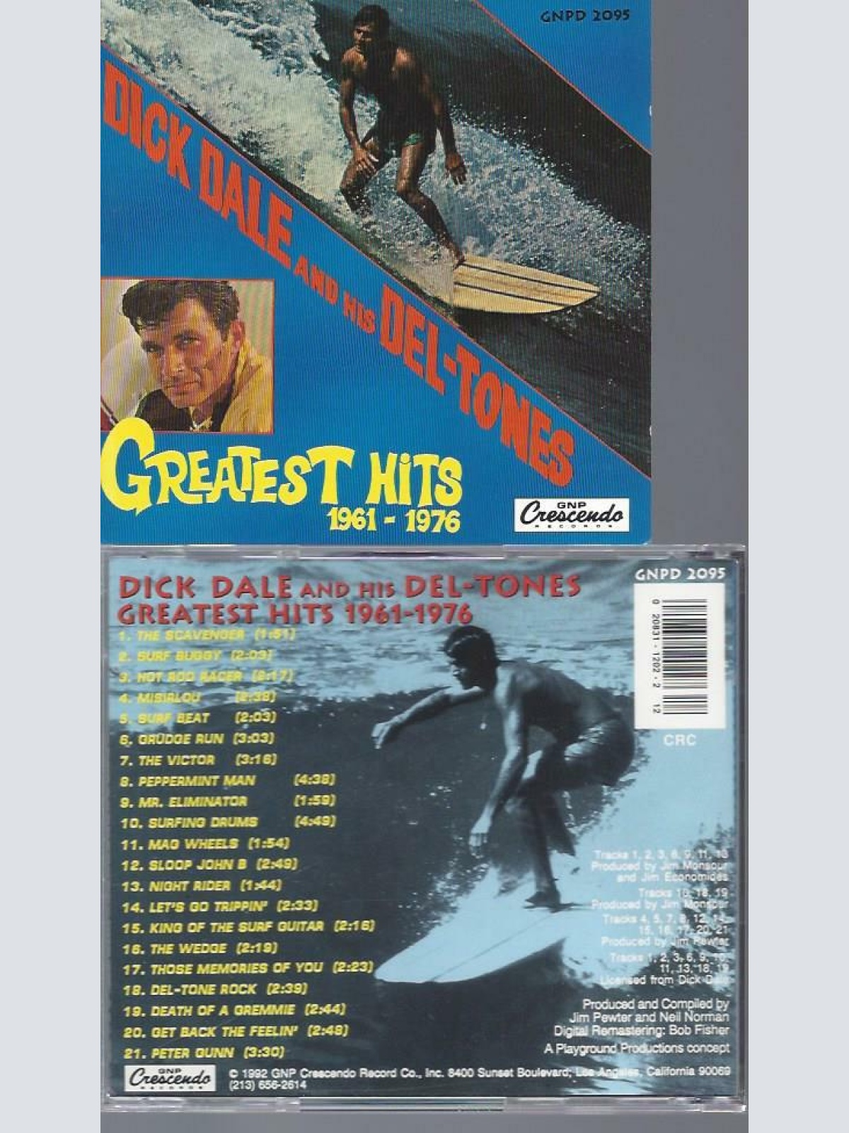 CD-    Dick Dale & His Del-Tones – Greatest Hits, 1961-1976
