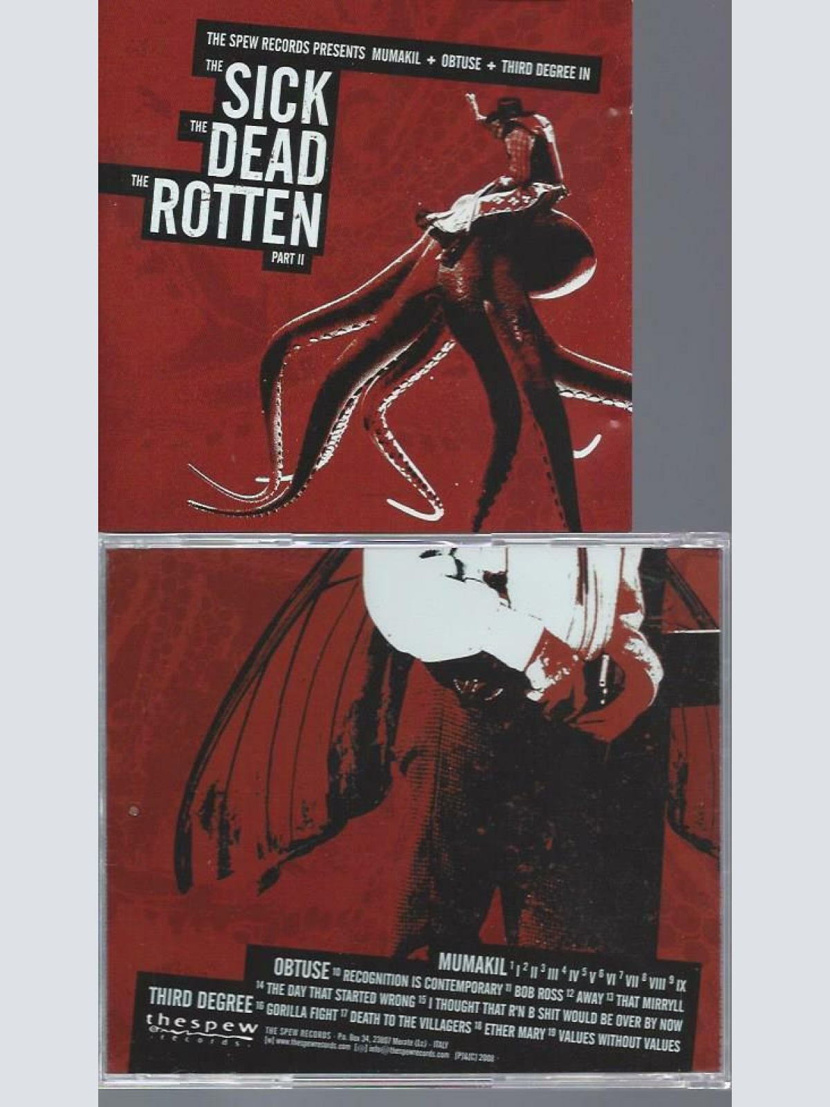 CD-- Mumakil + Obtuse + Third Degree  The Sick, The Dead, The Rotten Part II