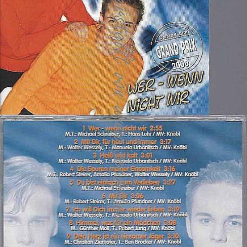 CD--ROBERT & HANNES | --WER-WENN NICHT WIR