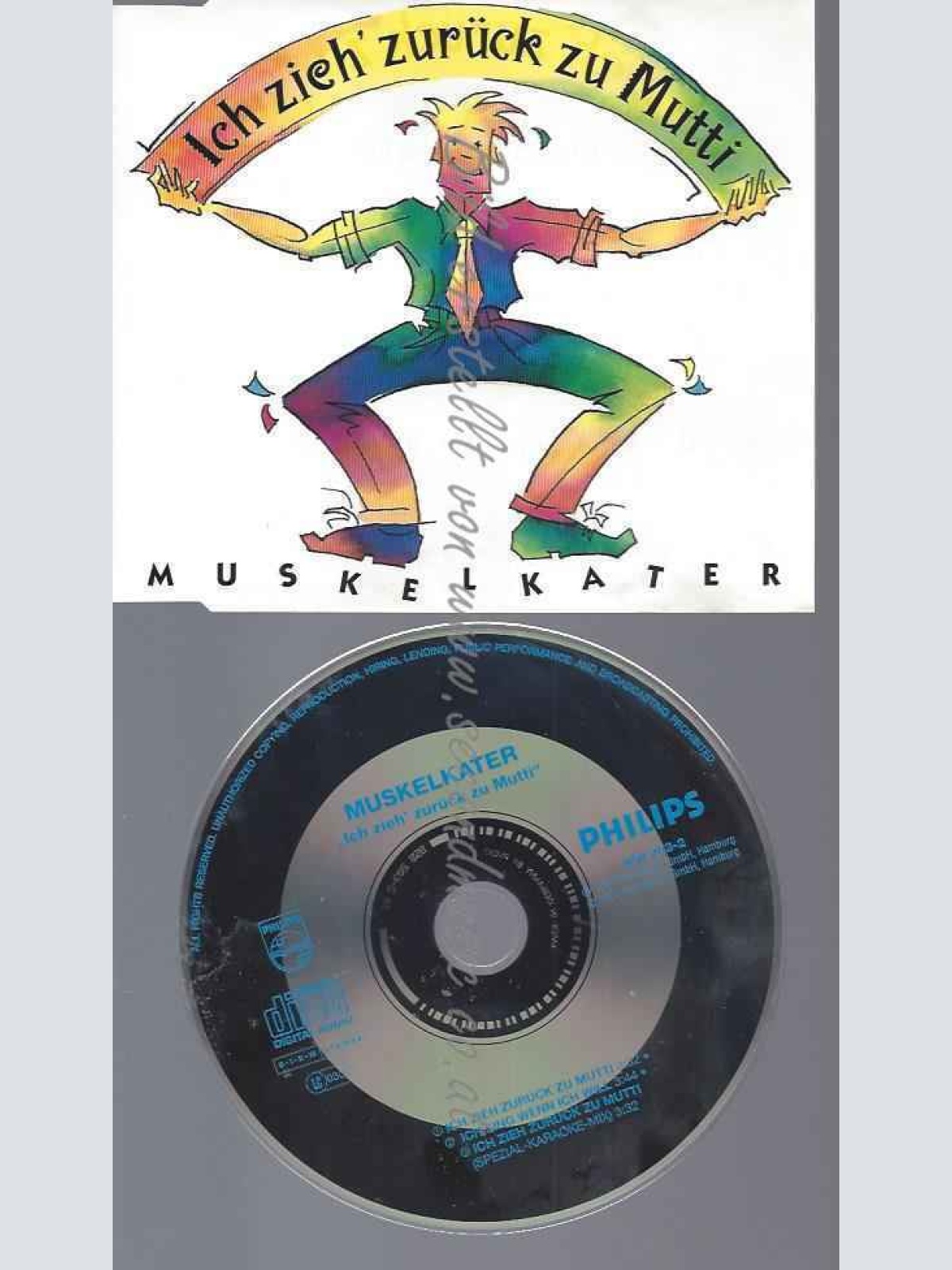 CD--MUSKELKATER--ICH ZIEH' ZURÜCK ZU MUTTI (INCL. KARAOKE, )