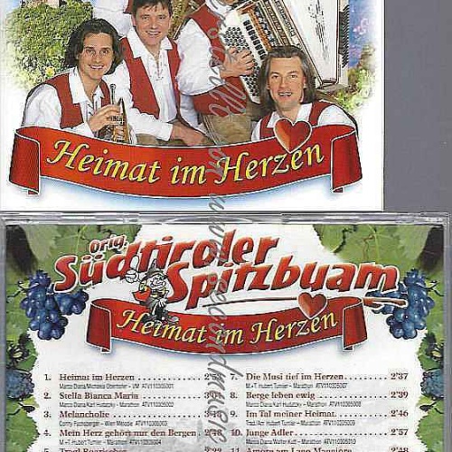 CD--SÜDTIROLER SPITZBUAM,ORIGINAL | --HEIMAT IM HERZEN