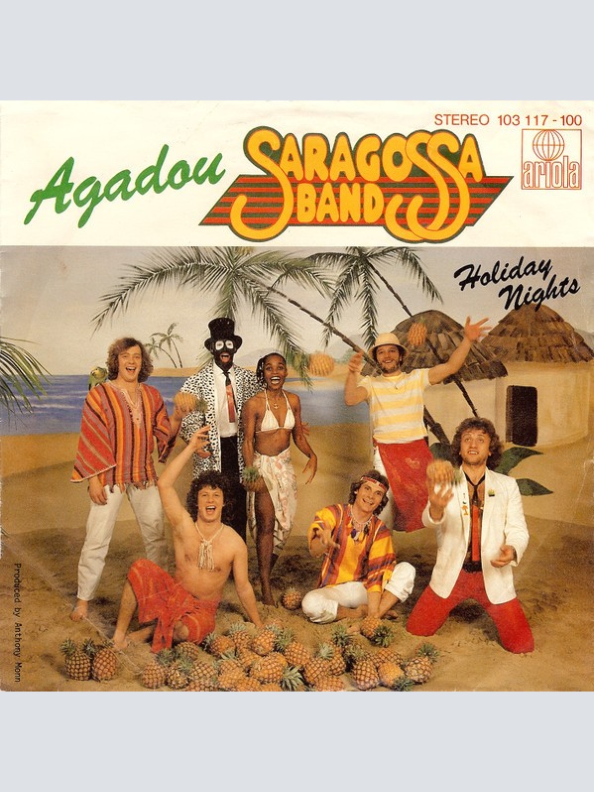 7", Single Saragossa Band - Agadou