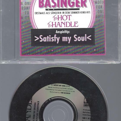CD-    Kim Basinger / Alan Paul  Too Hot To Handle / Promo