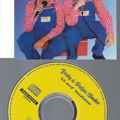 CD-  Fredy & Stefan Binder Ich werd Installateur