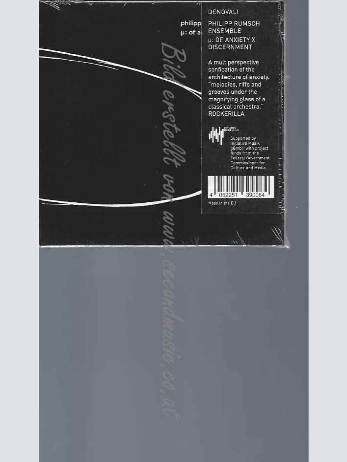 CD-    Philipp Rumsch Ensemble  µ: Of Anxiety X Discernment