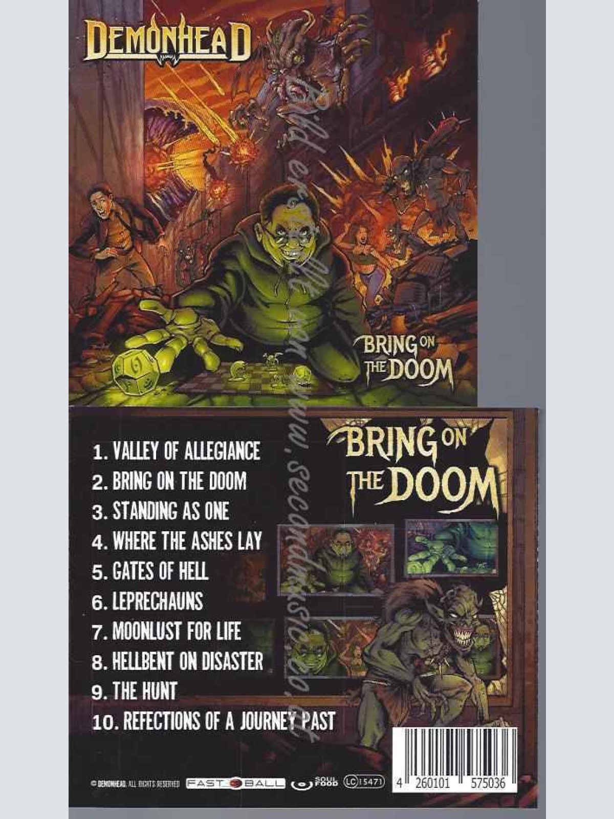 CD-   Demonhead – Bring On The Doom