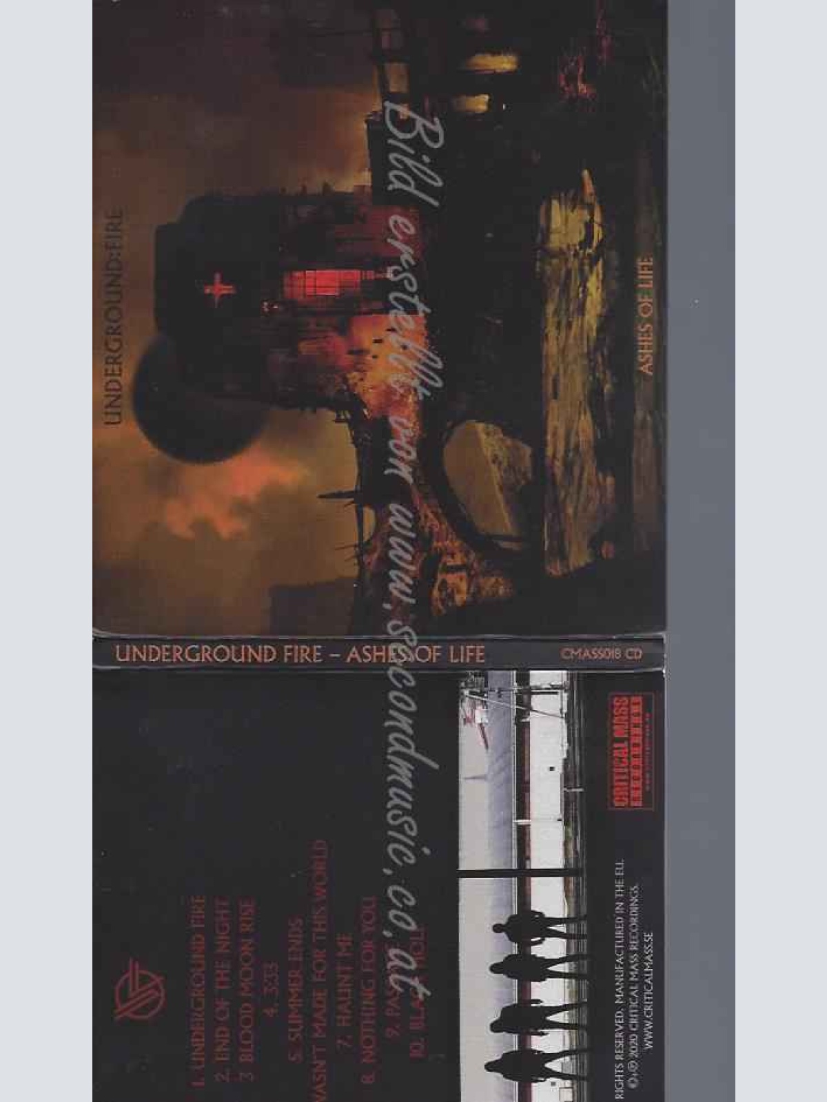 CD-   Underground:Fire  Ashes Of Life