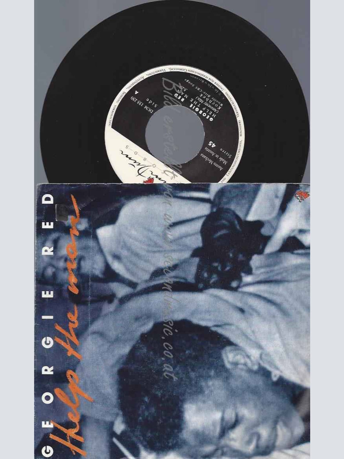 7"   Georgie Red  Help The Man