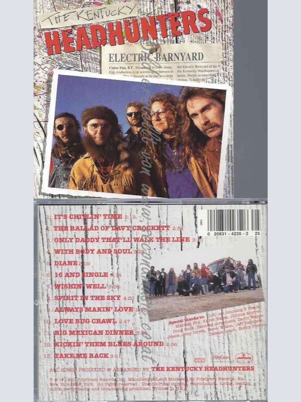 CD-   The Kentucky Headhunters  Electric Barnyard   // US / Club