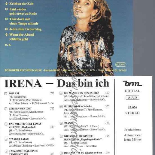 CD--Irena Das bin Ich