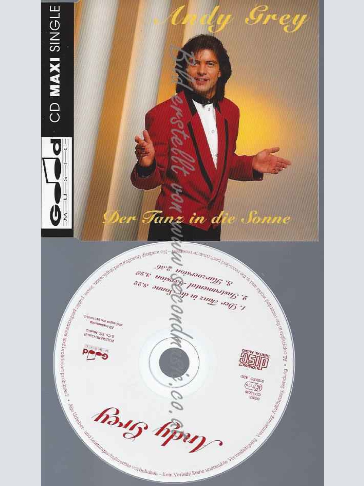 CD--  Andy Grey – Der Tanz In Die Sonne