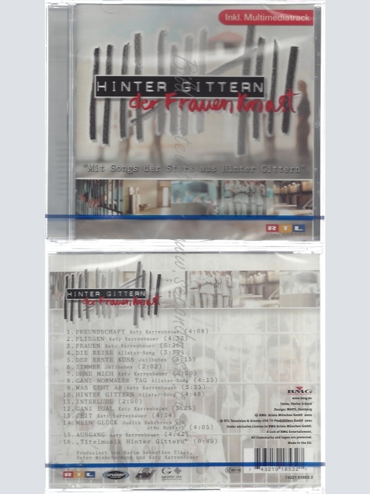 CD--NM-SEALED-JAILBABES -2002- -- HINTER GITTERN