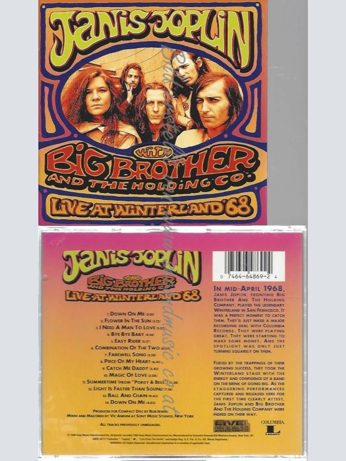 CD--JANIS JOPLIN UND BIG BROTHER AND | --LIVE AT WINTERLAND '