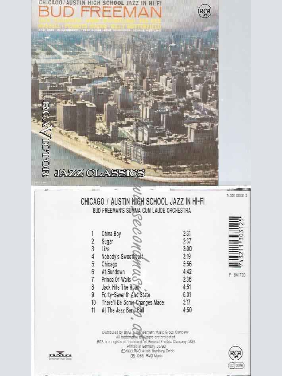 CD--USTIN HIGH SCHOOL JAZ/ BUD FREEMAN--CHICAGO