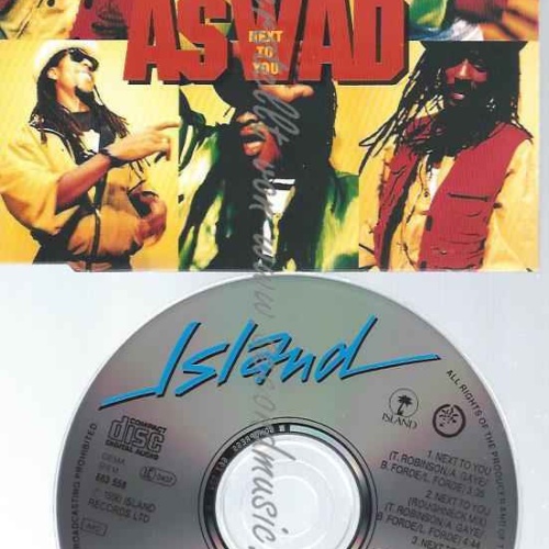 CD--ASWAD--NEXT TO YOU (4 VERSIONS, 1990)