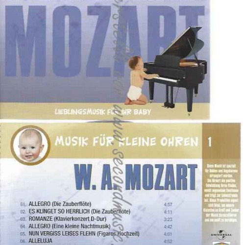 CD--MUSIK FÜR KLEINE OHREN UND SCHMID,ANDREE--FOLGE 1 - WOLFGANG AMADEUS MOZART