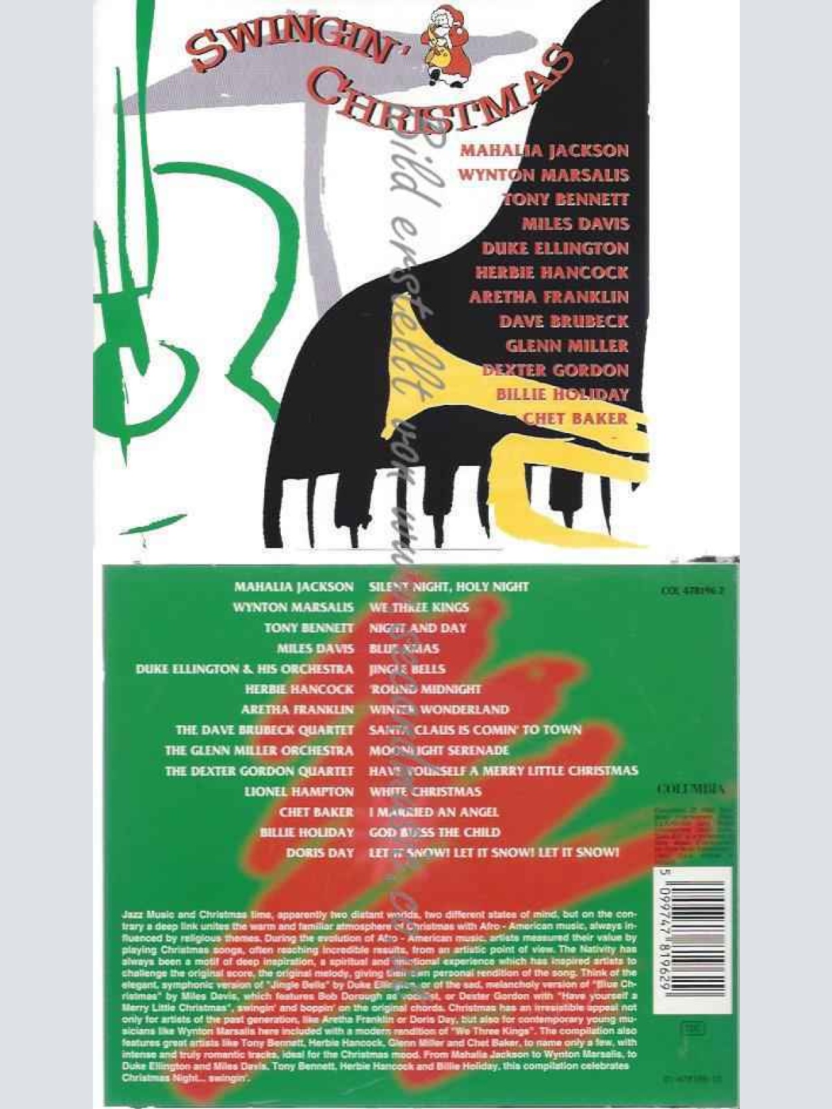 CD--MICHAEL BOLTON--SWINGIN' CHRISTMAS