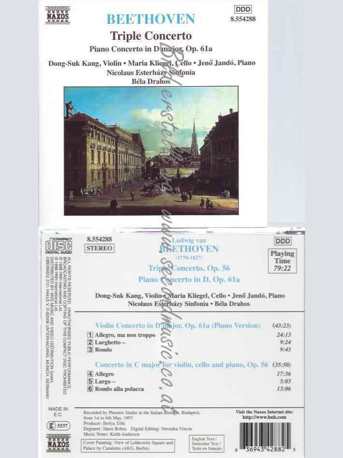 CD--KANG, KLIEGEL, ET AL.--TRIPELKONZERT