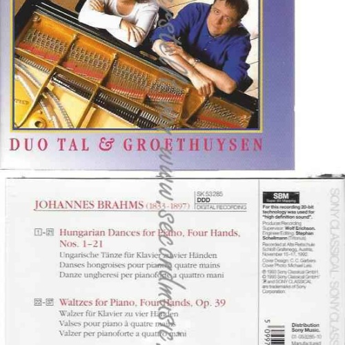 CD--DUO TAL & GROTHYSEN, DUO TAL & GROETHUYSEN, ET AL.--21 UNGARISCHE TÄNZE