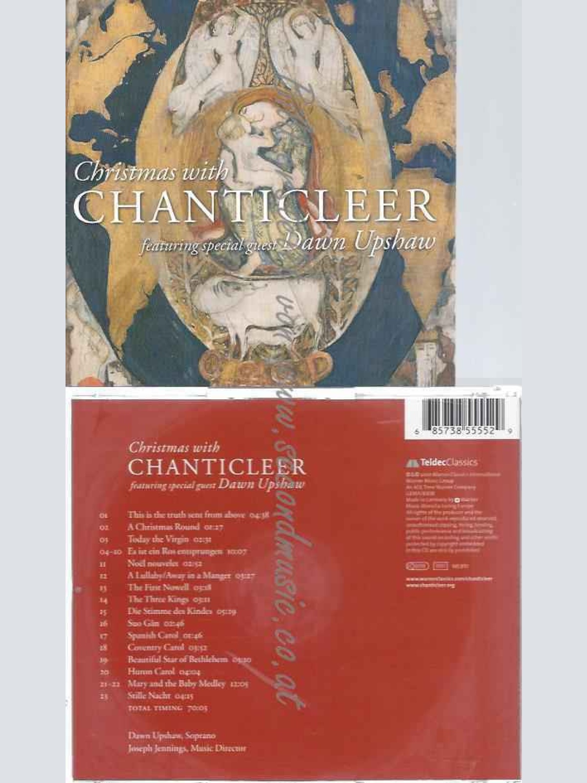 CD--CHANTICLEER & UPSHAW,DAWN--CHRISTMAS WITH CHANTICLEER