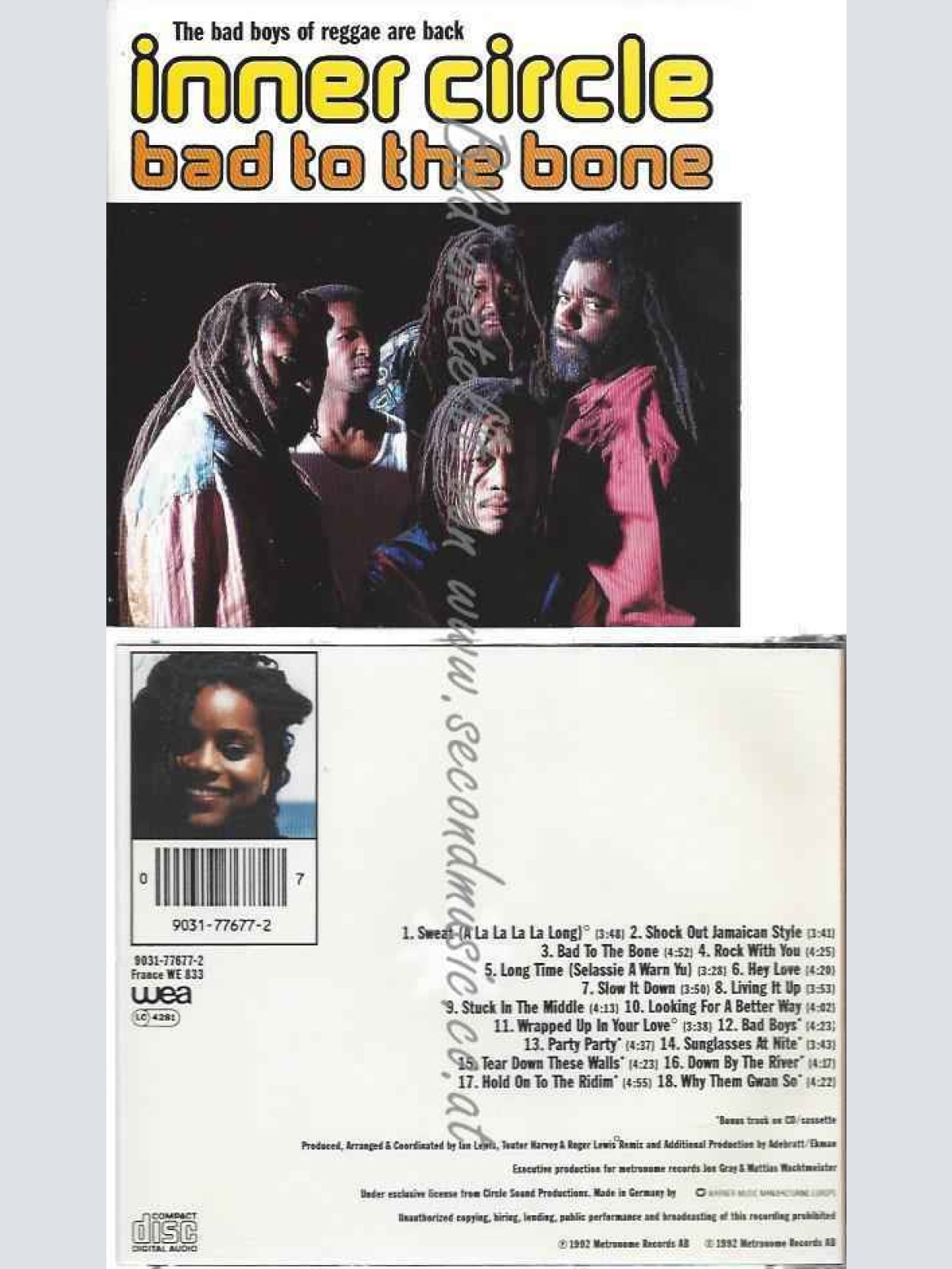 CD--INNER CIRCLE--BAD TO THE BONE
