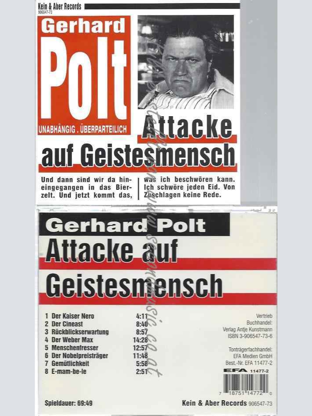 CD--GERHARD POLT--ATTACKE AUF GEISTESMENSCH