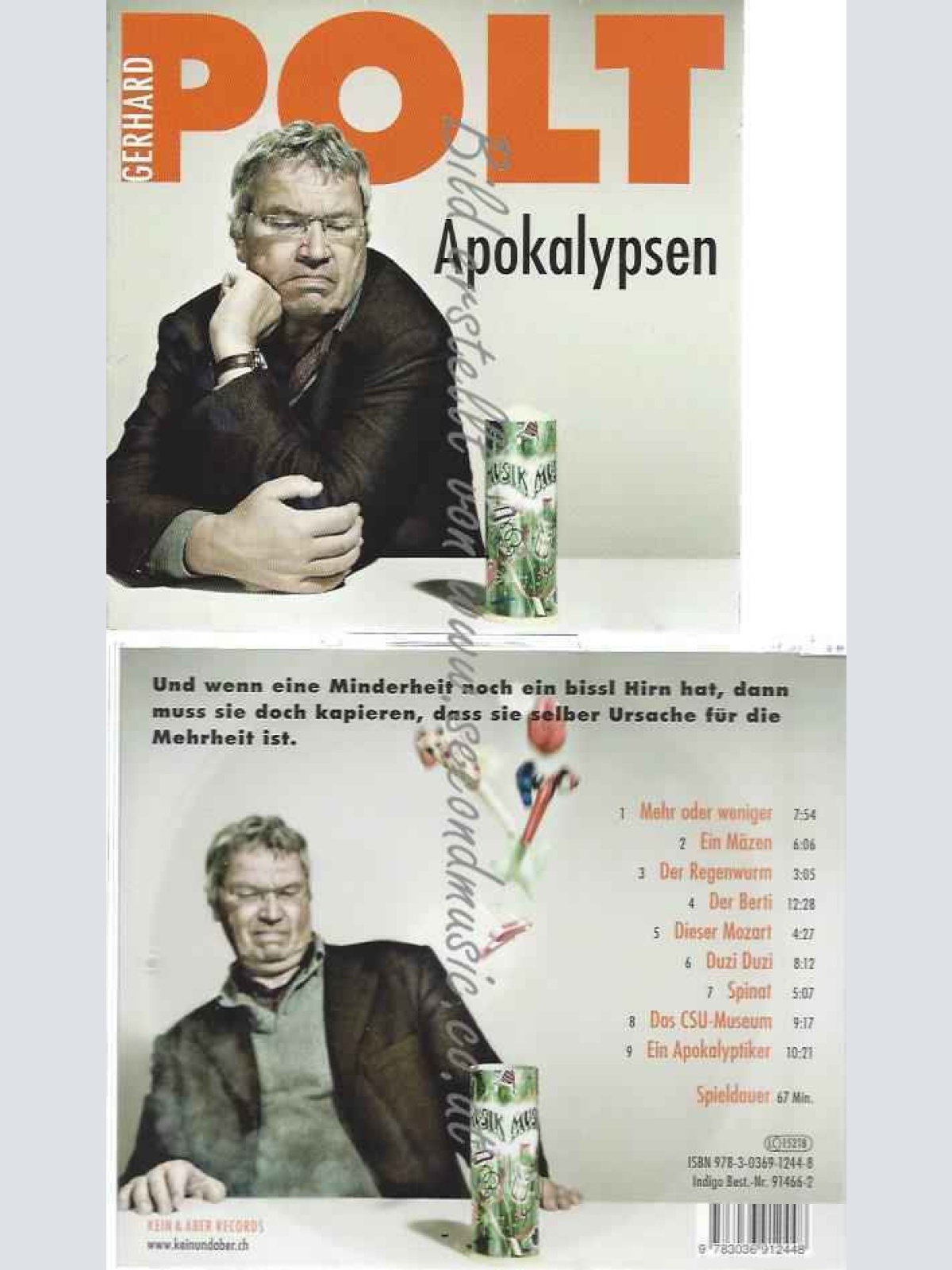CD--Apokalypsen  // Gerhard Polt