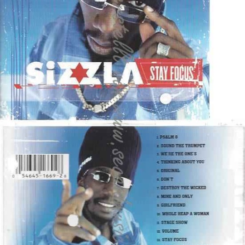 CD--SIZZLA--STAY FOCUS