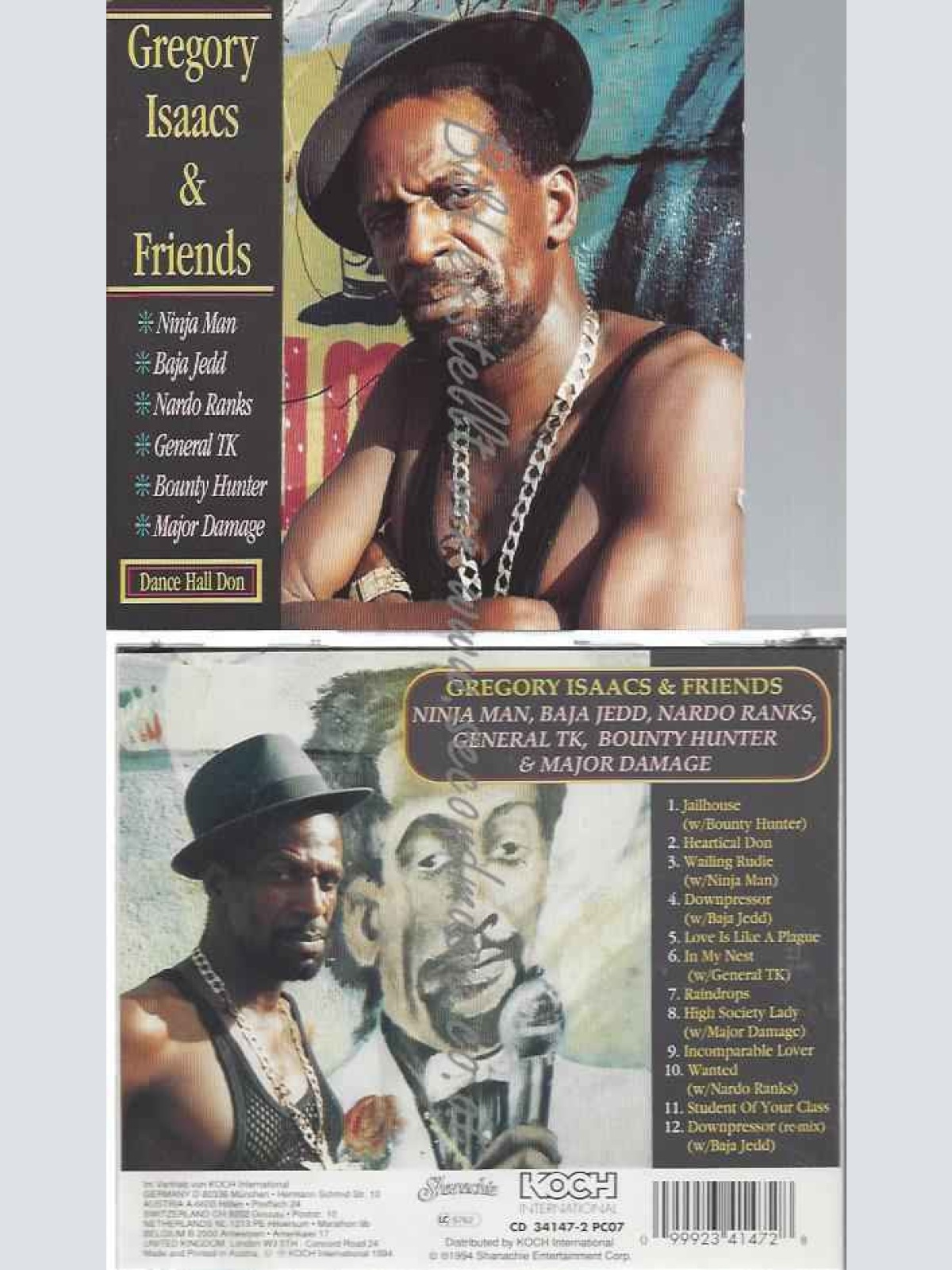 CD--GREGORY ISAACS--GREGORY ISAACS & FRIENDS